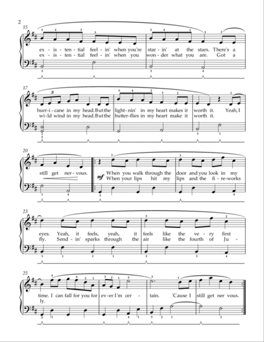 Nervous Piano Method scores gallery preview page 3