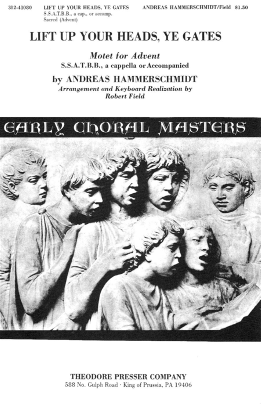 Lift Up Your Heads, Ye Gates A Cappella scores gallery preview page 1