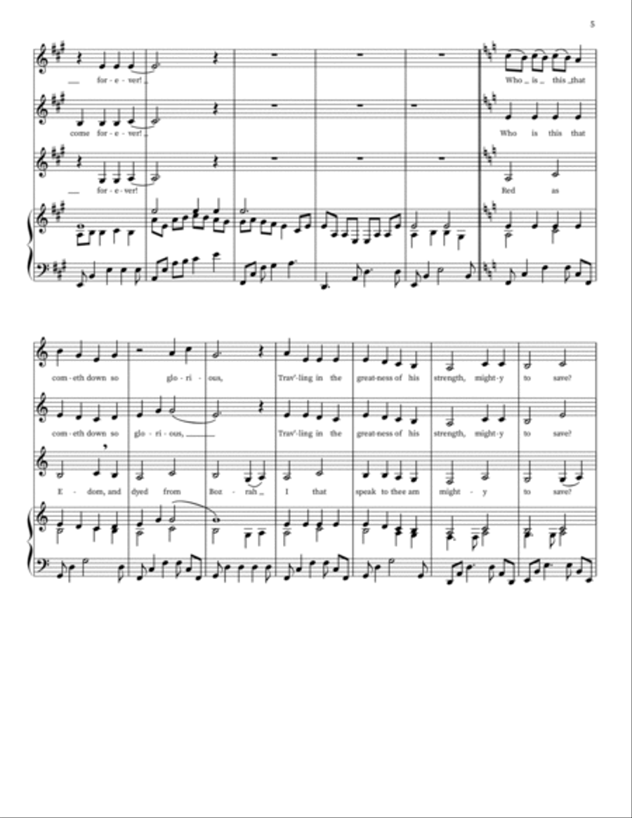 Salvation Is Come Voice scores gallery preview page 5