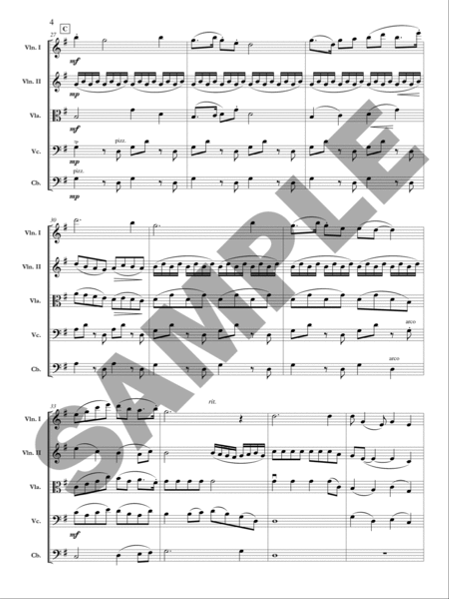 Ride that Chariot Ride that Chariot Orchestra scores gallery preview page 5