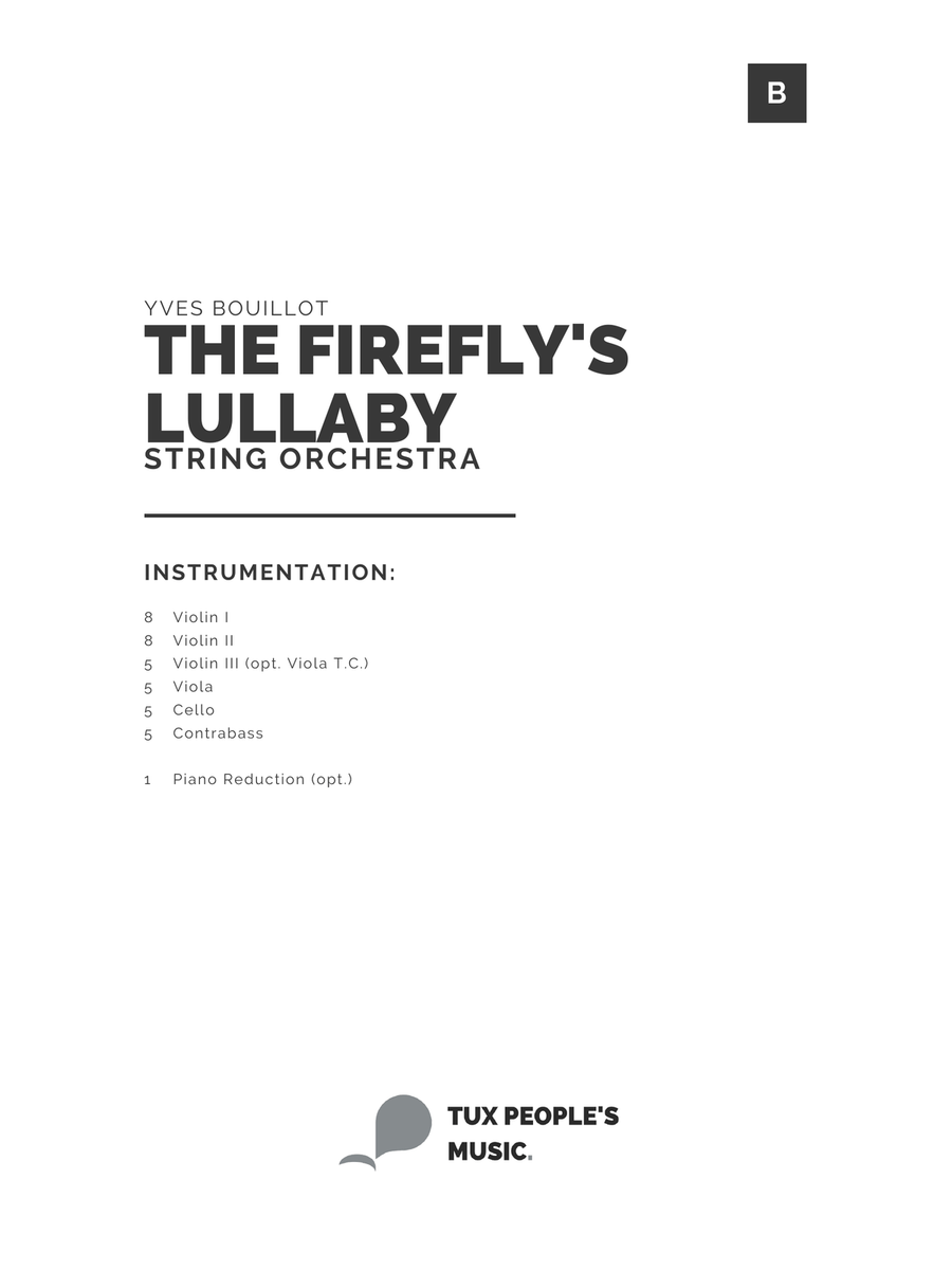 The Firefly's Lullaby String Orchestra scores gallery preview page 2