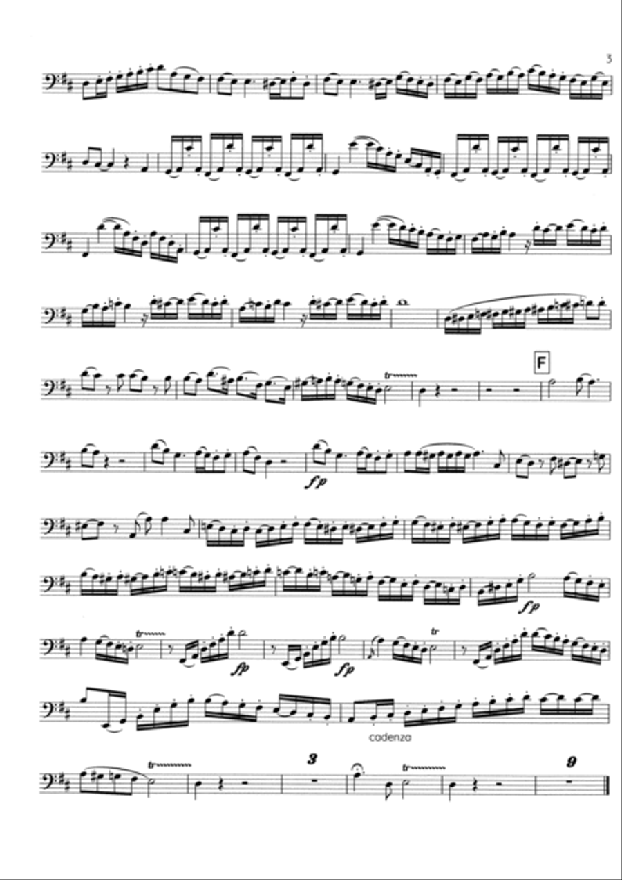 Mozart Flute Concerto op. 314 for Bassoon Flute scores gallery preview page 3