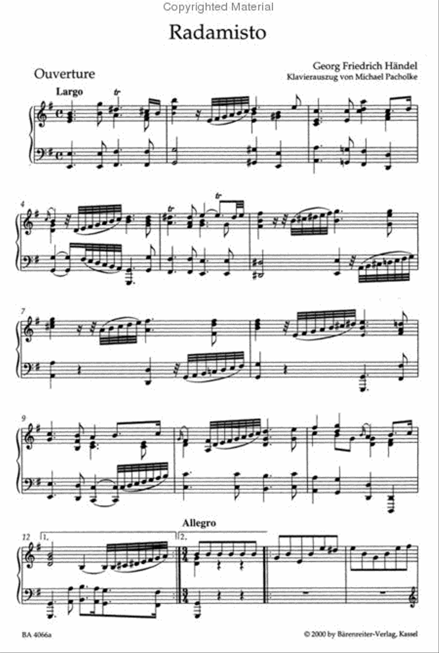 Radamisto HWV 12b Bassoon scores gallery preview page 2