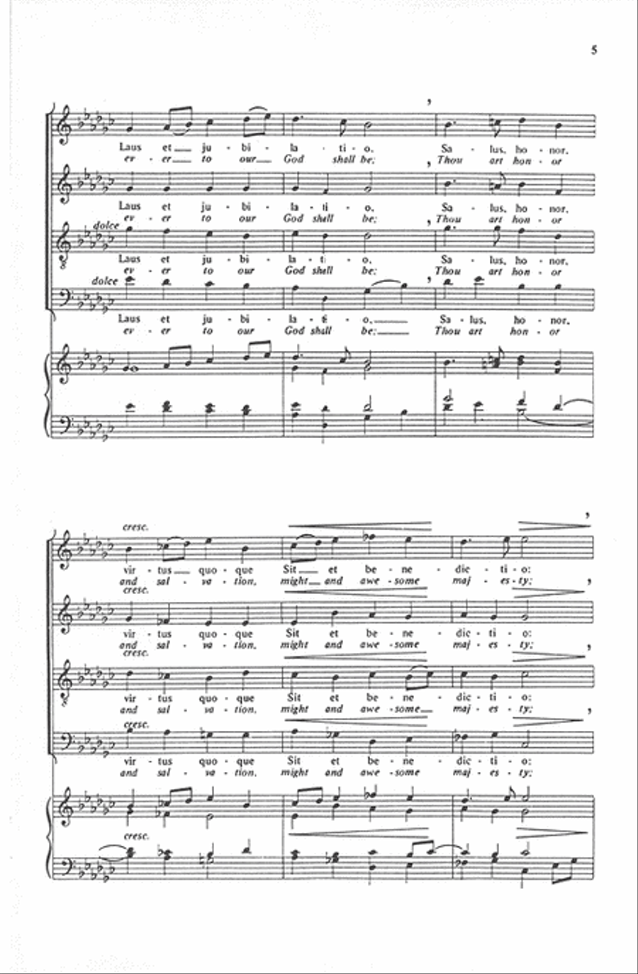 Tantum ergo (Let Us Pray) 4-Part scores gallery preview page 4