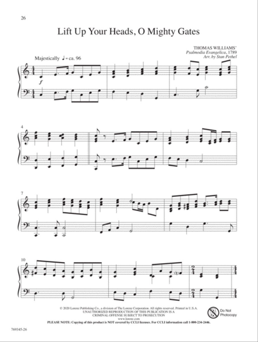 Jesus, Lover of My Soul Piano Solo scores gallery preview page 9