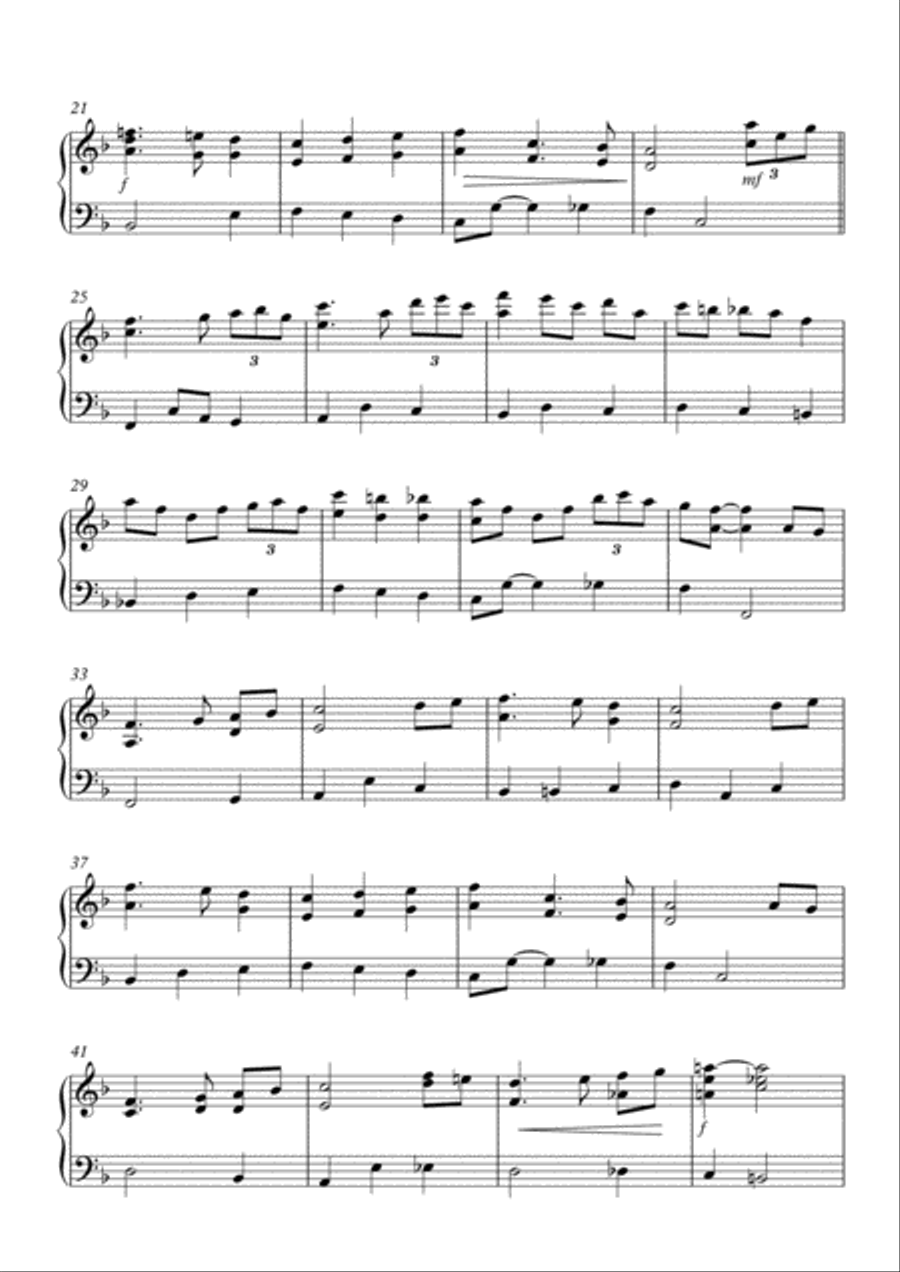 Easy Jazz Piano Christmas Easy Piano scores gallery preview page 6
