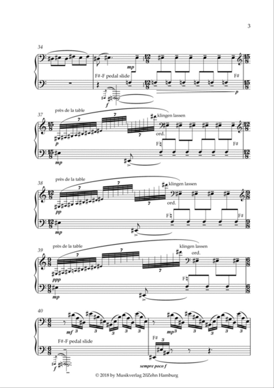 Lamento d'Orfeo Harp scores gallery preview page 5