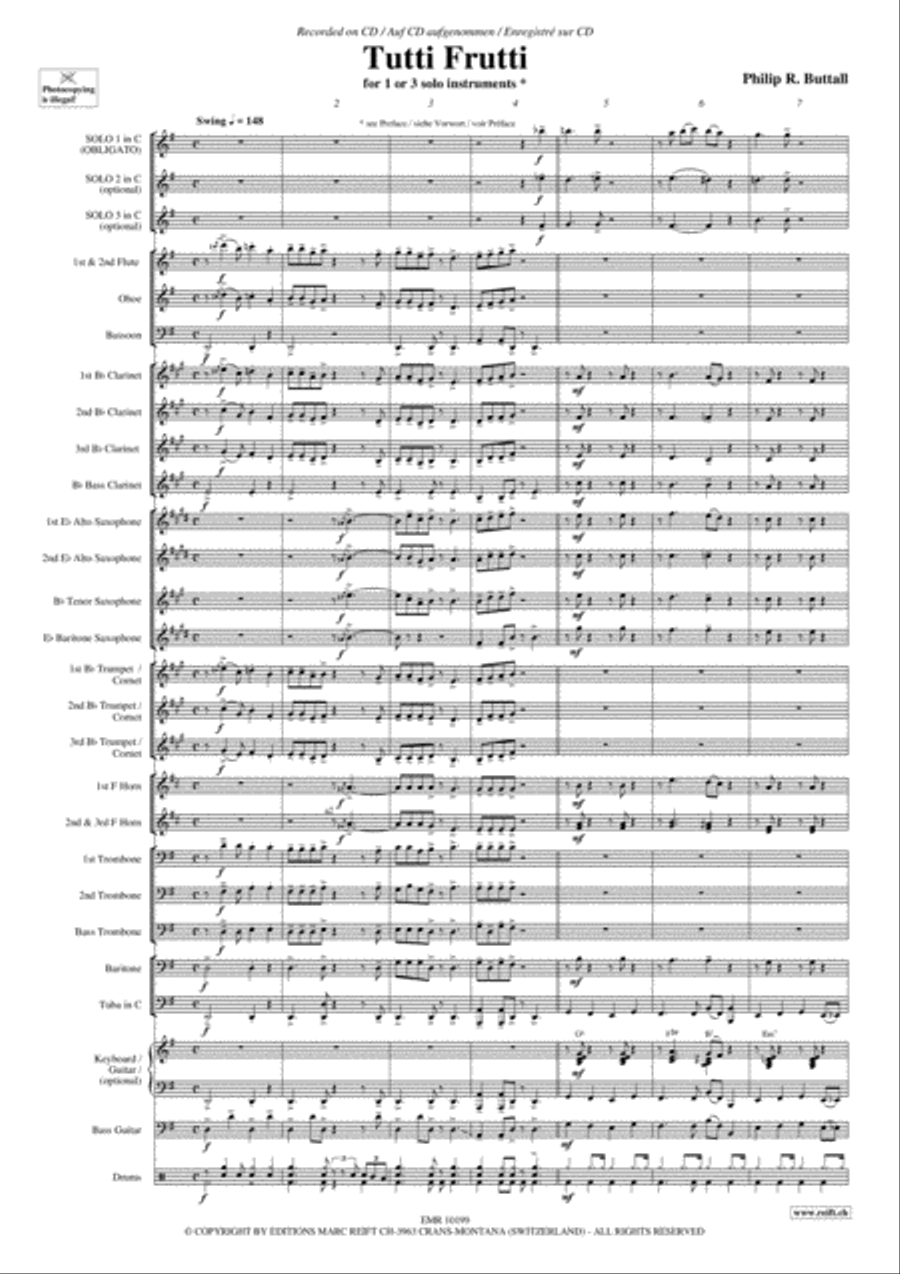 Tutti Frutti Tutti Frutti Concert Band scores gallery preview page 5