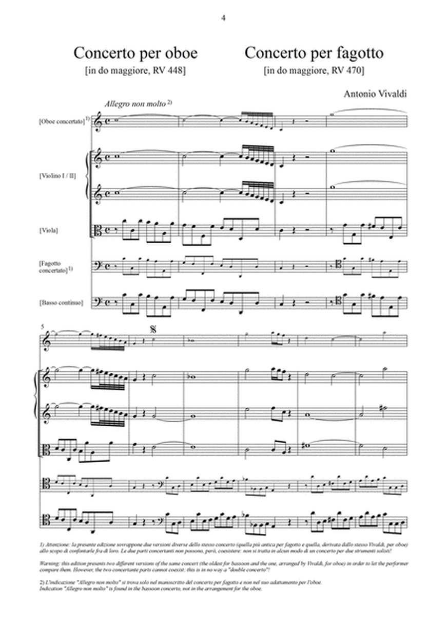 Concerto per fagotto RV 470 - Concerto per oboe RV 448