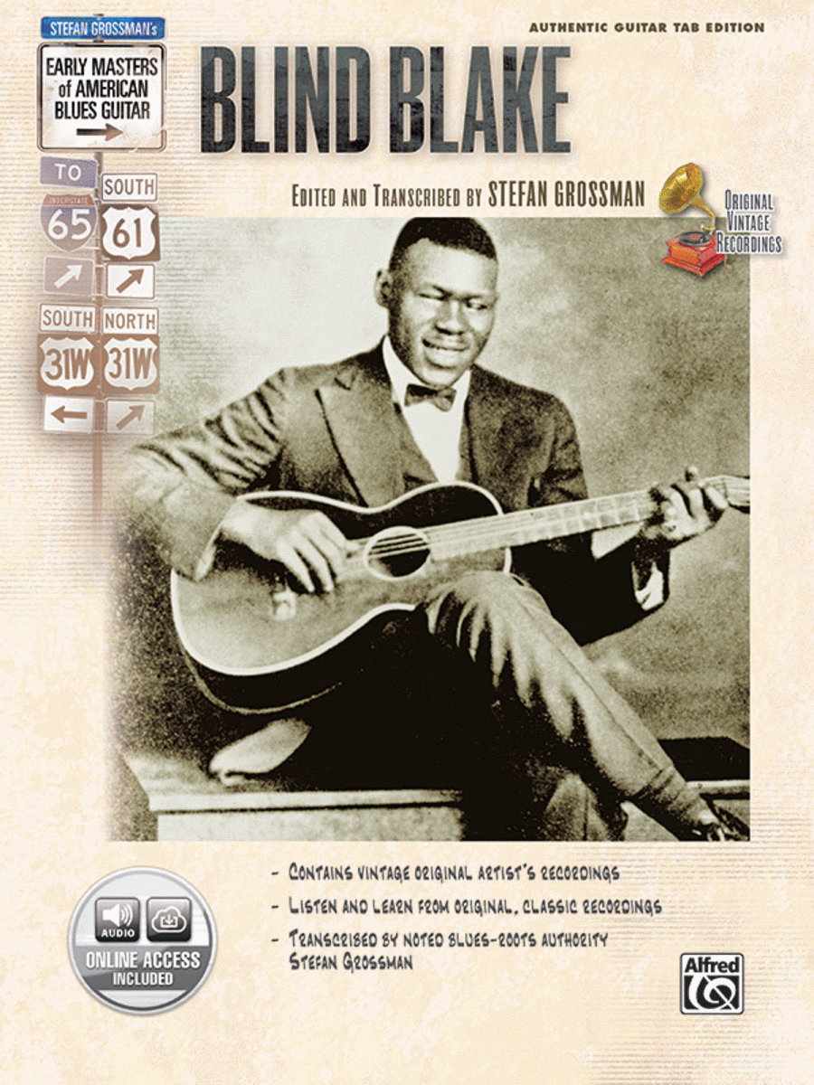 Stefan Grossman's Early Masters of American Blues Guitar: Blind Blake Acoustic Guitar scores gallery preview page 1