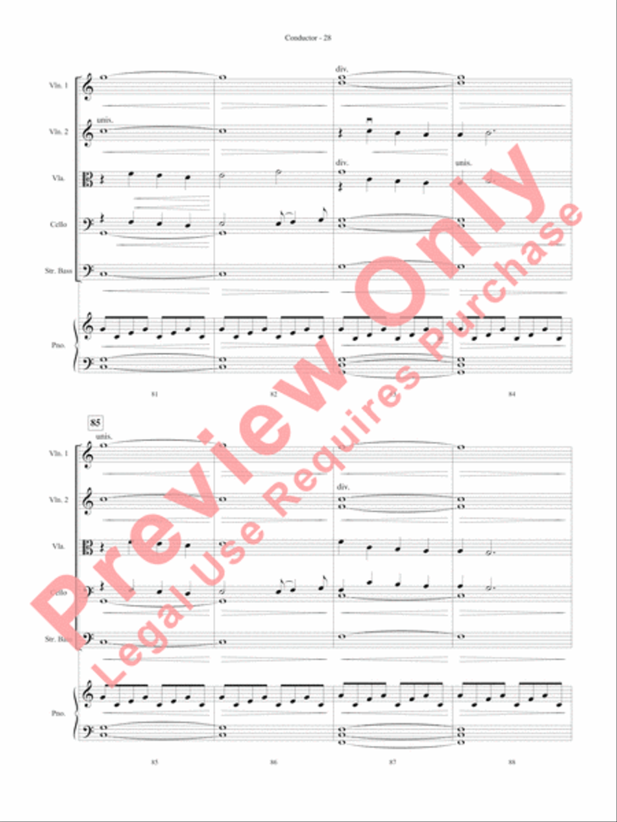 Great Movie Themes Great Movie Themes String Orchestra scores gallery preview page 29