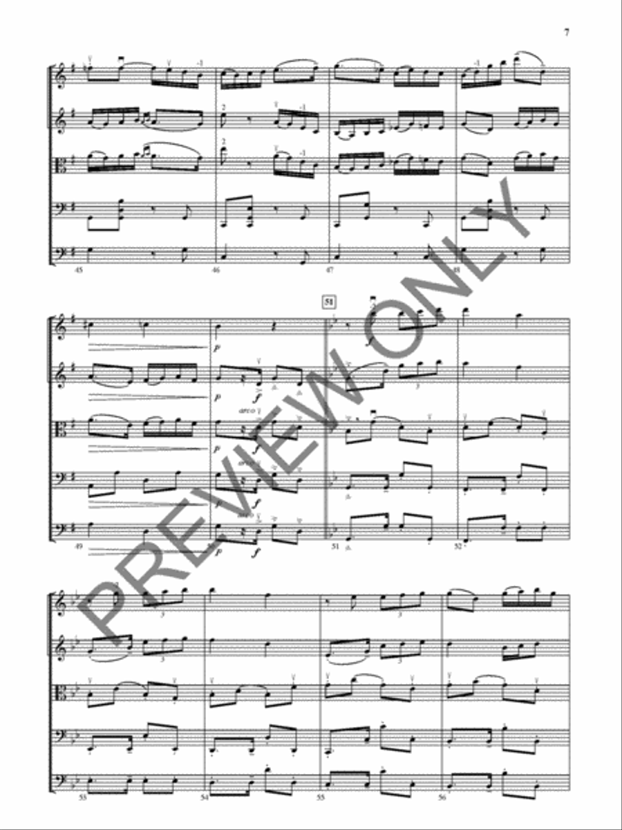 Por Una Cabeza - Full Score and Parts Violin scores gallery preview page 6