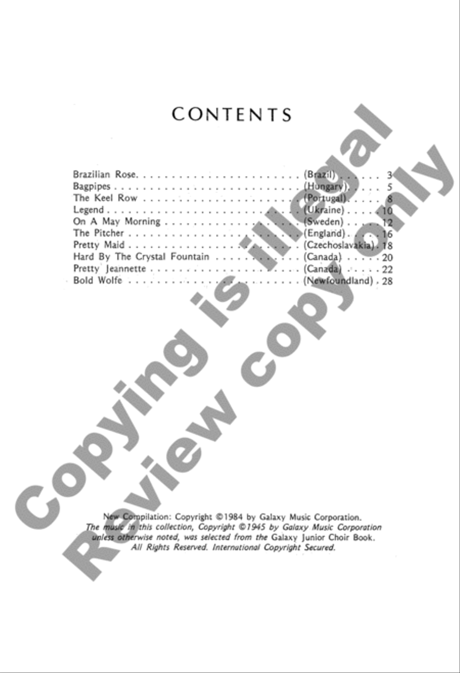 The K. K. Davis Junior Choir Book for Sacred and Festival Occasions SA scores gallery preview page 3