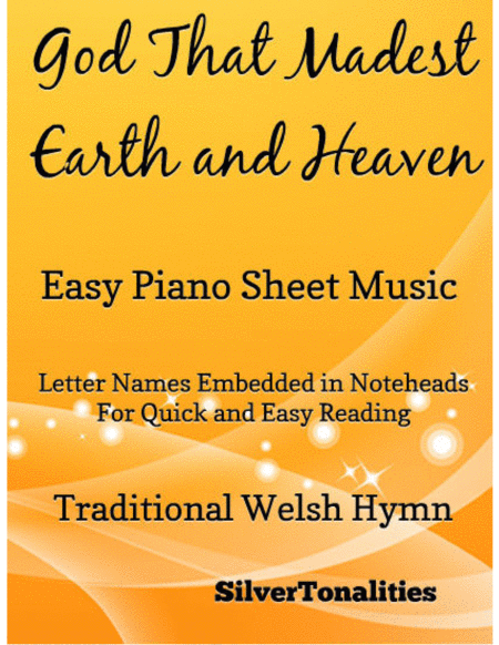 God That Madest Earth and Heaven Easy Piano Sheet Music