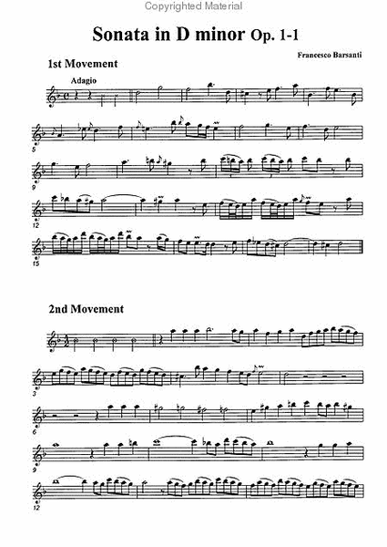 Sonata in D minor, Op. 1-1