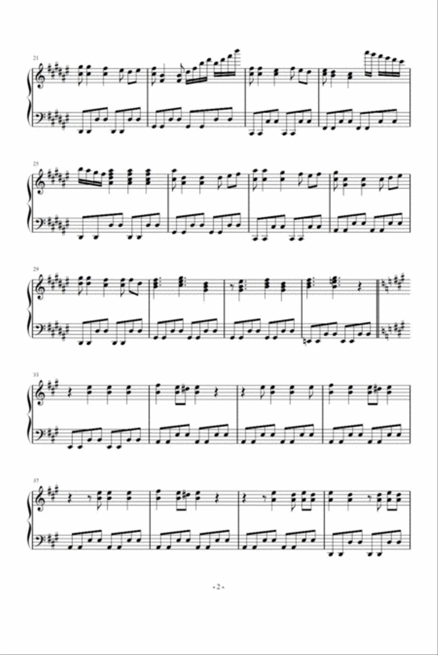 Can't Take My Eyes Off Of You Piano Solo scores gallery preview page 2