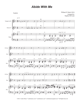 Abide With Me (Duet for Bb-Trumpet and French Horn)