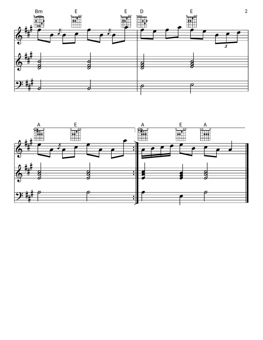 Highland Black Laddie Violin scores gallery preview page 2