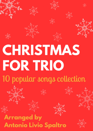 Book cover for Christmas Carols Collection for Flute Trio (Oboe Trio or Sax Trio)