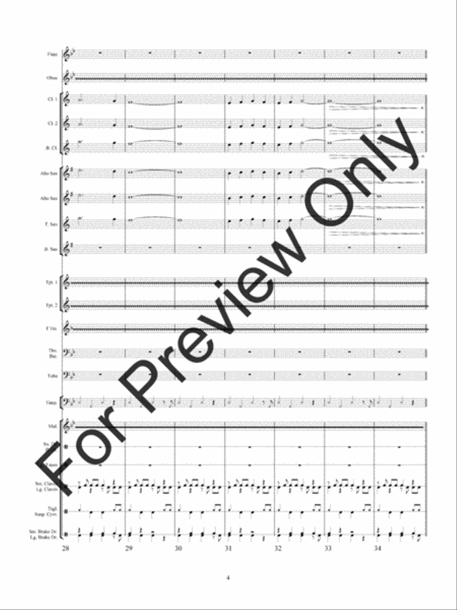 Haunted Mine Concert Band scores gallery preview page 7