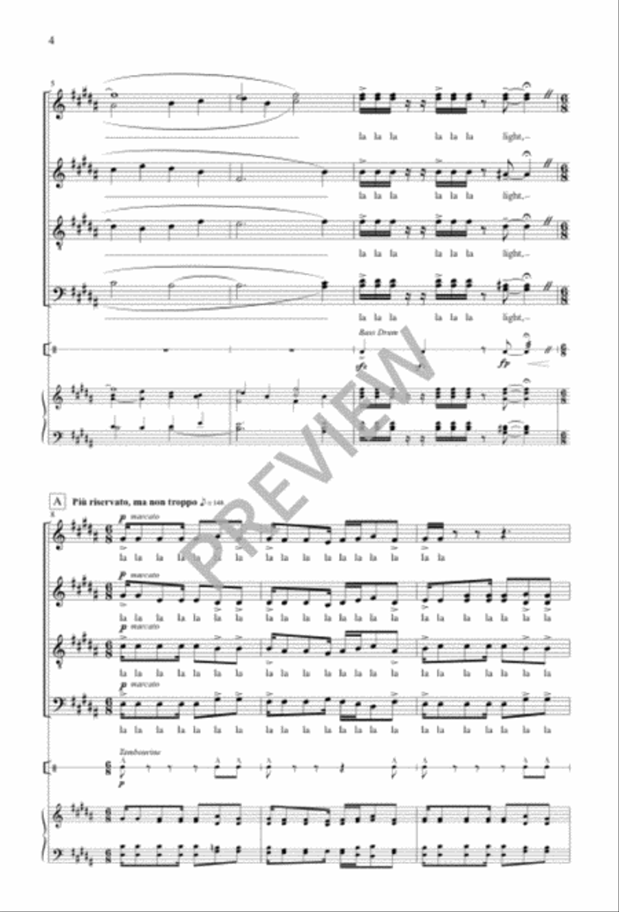 In Your Light Divisi scores gallery preview page 4