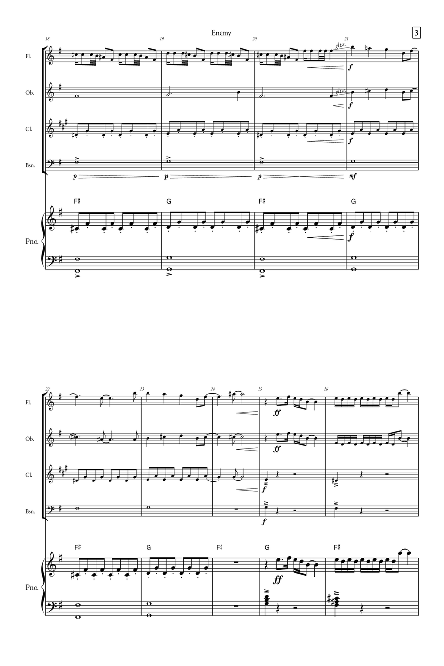 Enemy Small Ensemble scores gallery preview page 3