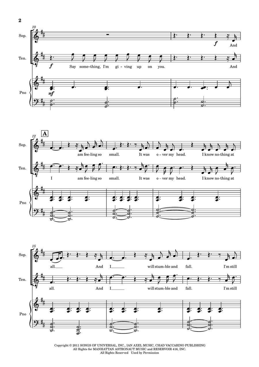 Say Something Chamber Music scores gallery preview page 3