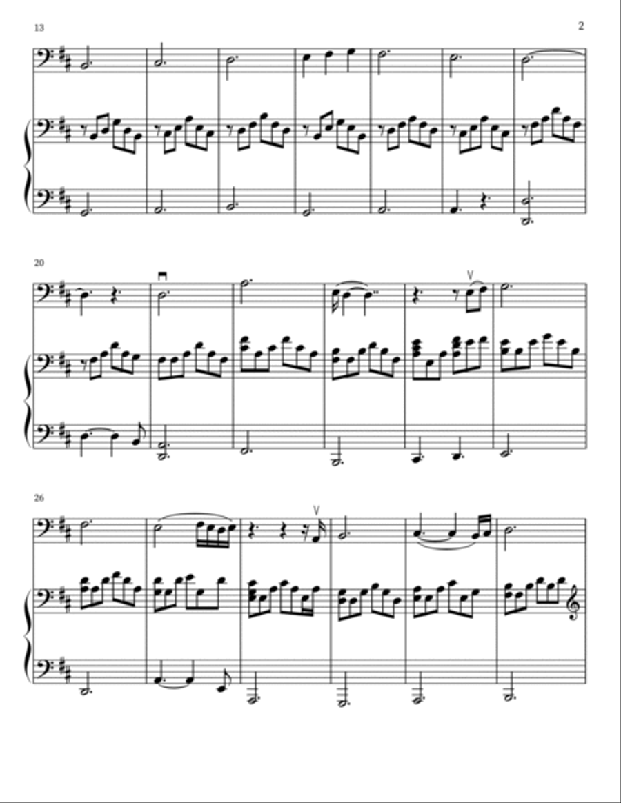 Can't Help Falling In Love Piano scores gallery preview page 2
