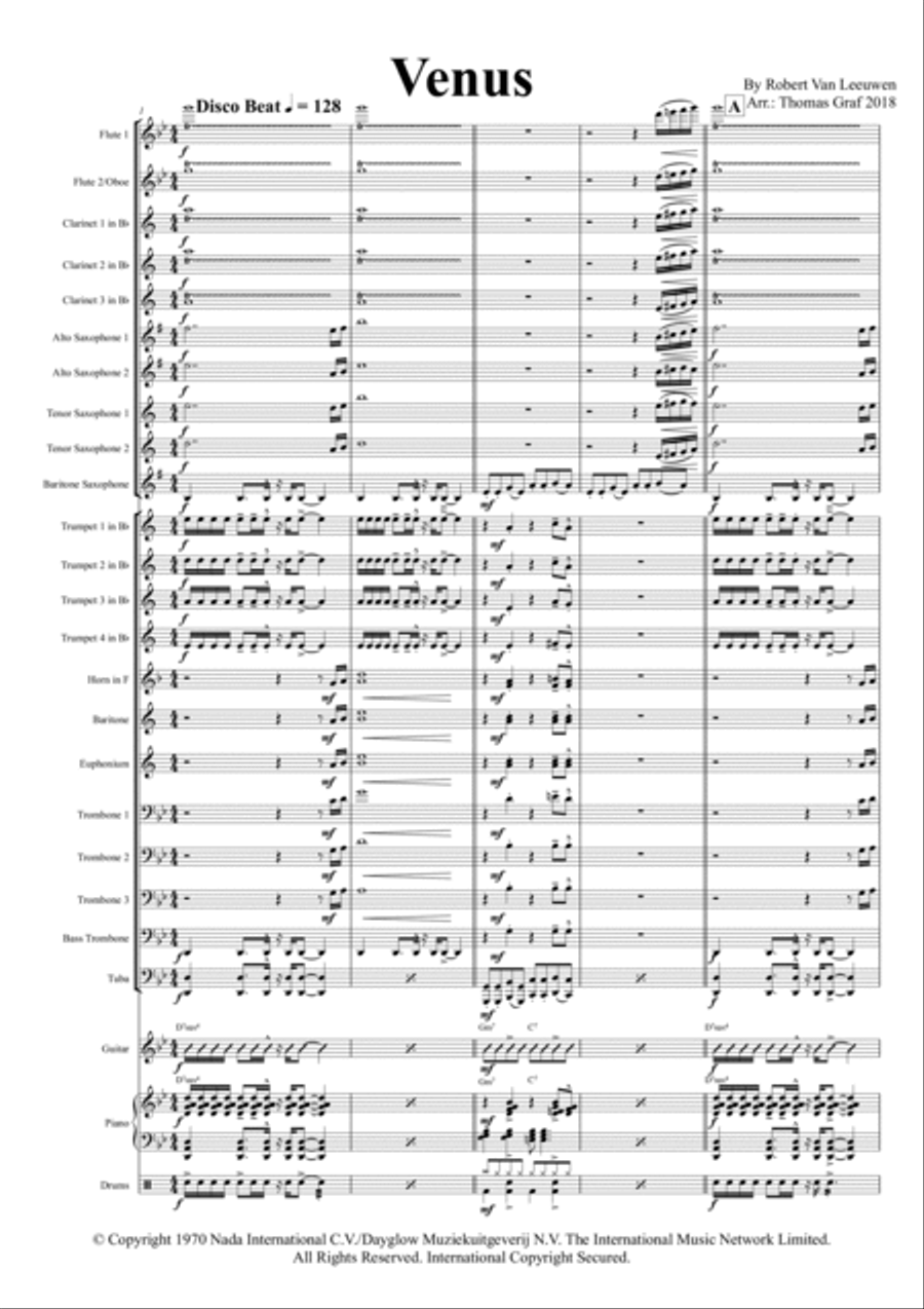 Venus Concert Band scores gallery preview page 2