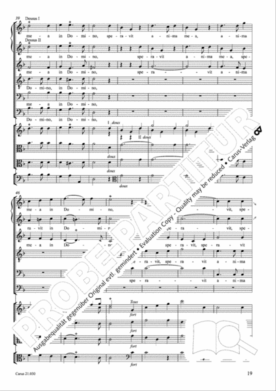 De profundis Men's Choir scores gallery preview page 20