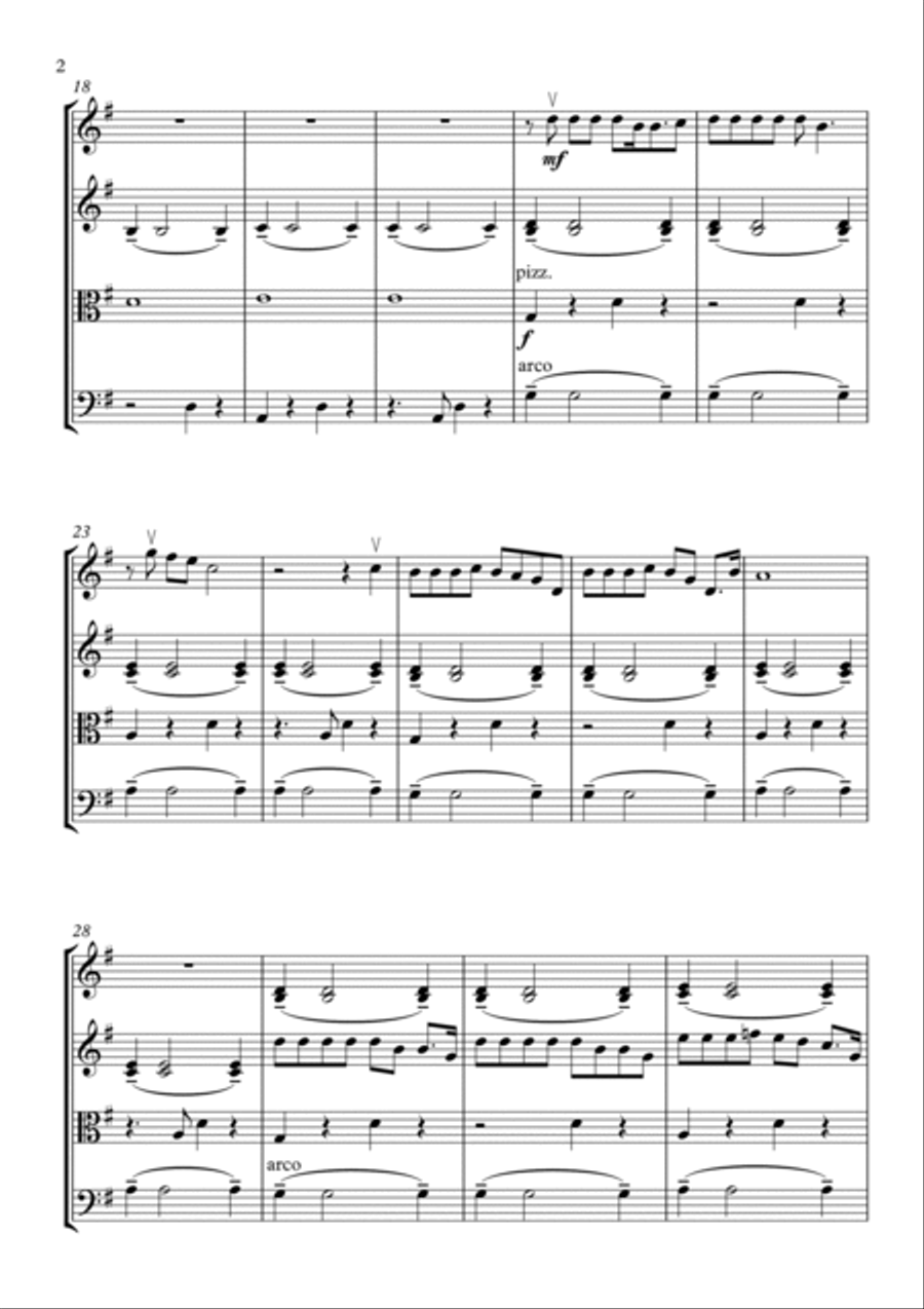 Starlings String Quartet scores gallery preview page 2