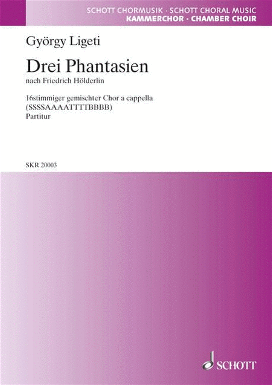 3 Phantasien 4-Part scores gallery preview page 1