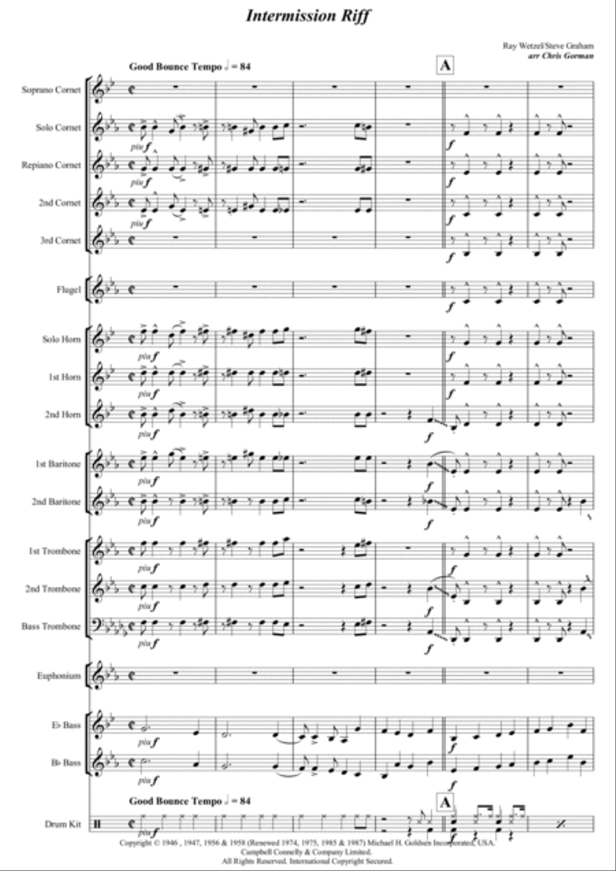 Intermission Riff Brass Band scores gallery preview page 3