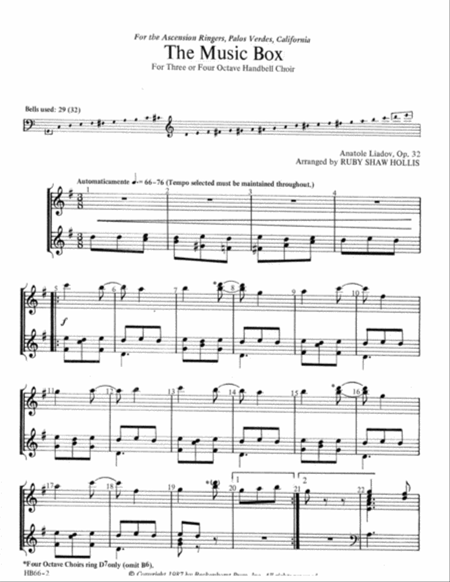 The Music Box 4-Octaves scores gallery preview page 2