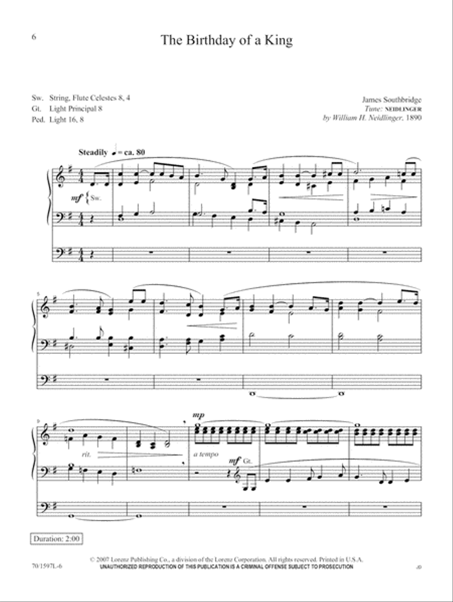 Carols from the Heart Carols from the Heart Organ scores gallery preview page 6