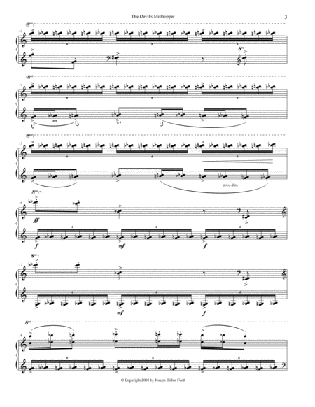 The Devil's Millhopper for piano solo image number null
