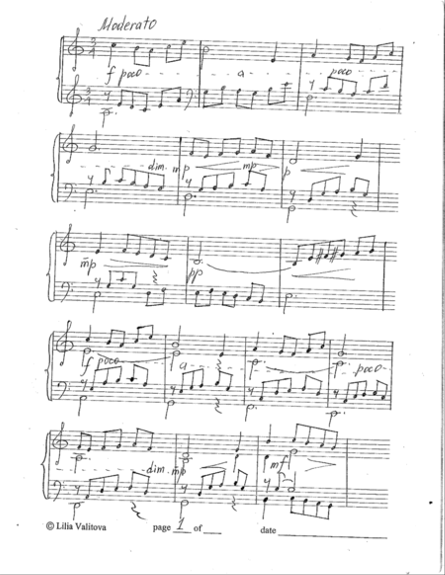 Hidden Word Piano Solo scores gallery preview page 2