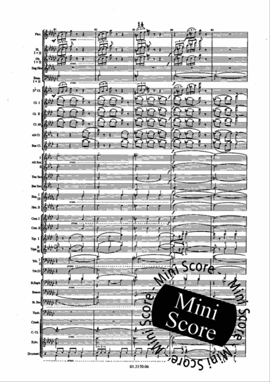 Mills Go Round Concert Band scores gallery preview page 20
