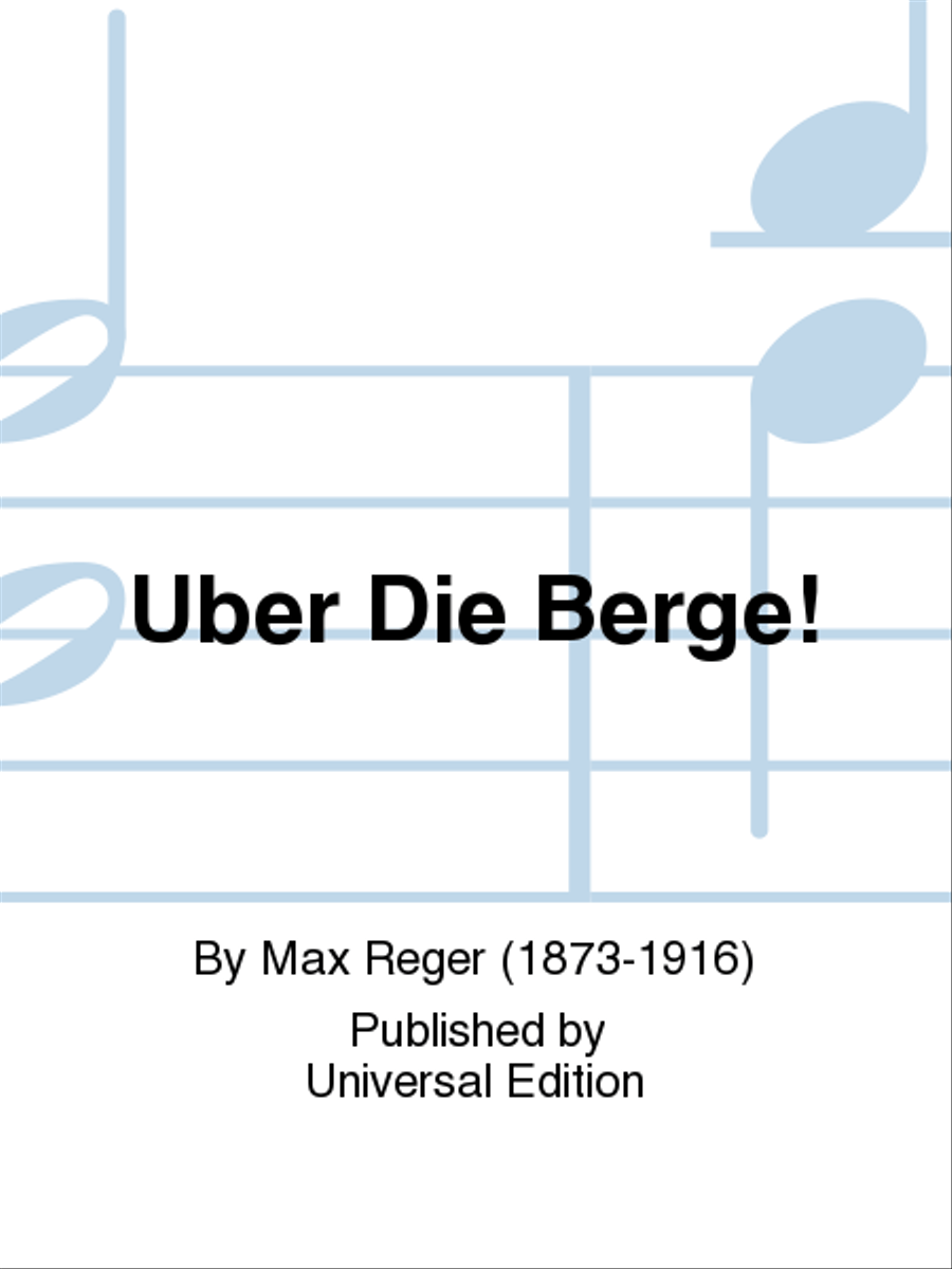 Über Die Berge! TTBB scores gallery preview page 1
