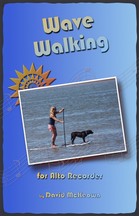 Book cover for Wave-Walking, for Alto Recorder Duet