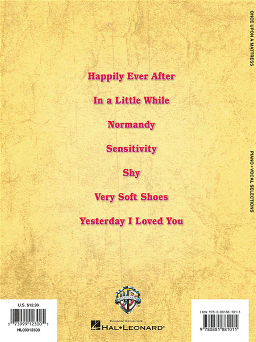 Once Upon a Mattress Once Upon a Mattress Piano, Vocal, Guitar scores gallery preview page 3