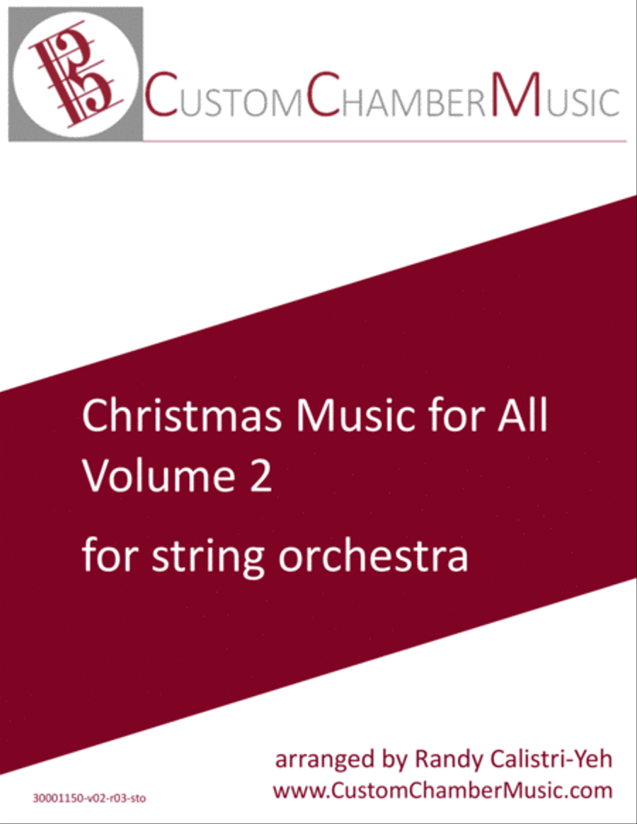 Christmas Carols for All, Volume 2 (for String Orchestra) String Orchestra scores gallery preview page 1