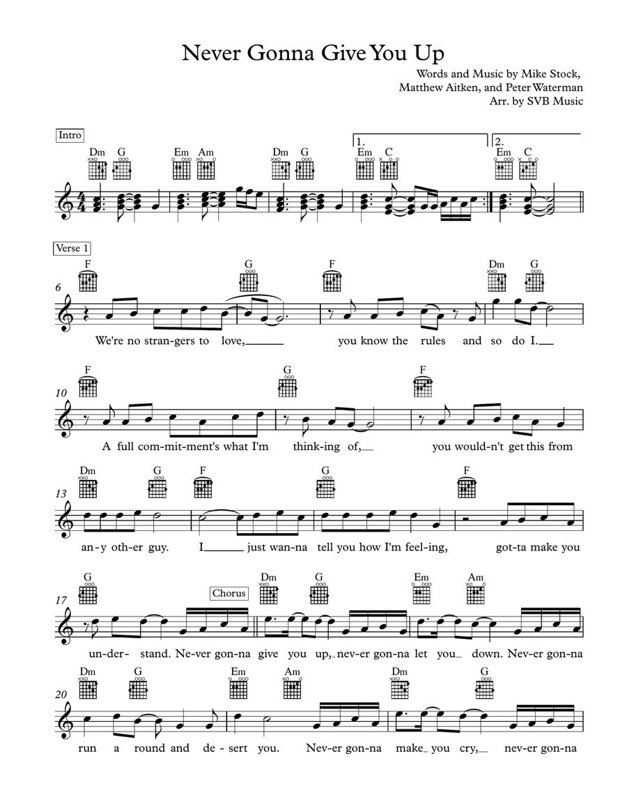 Rick deals astley piano