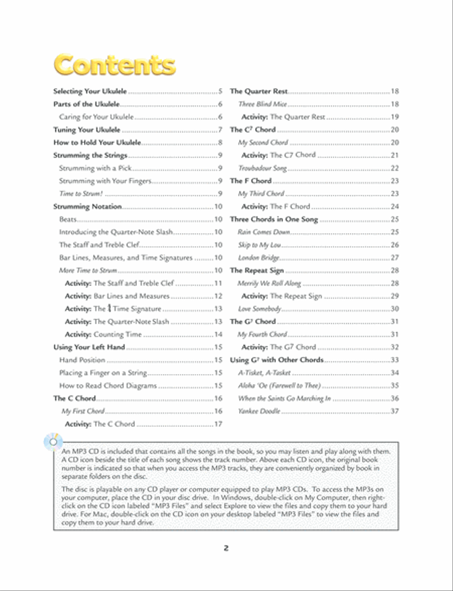 Alfred's Kid's Ukulele Course Complete Ukulele scores gallery preview page 8