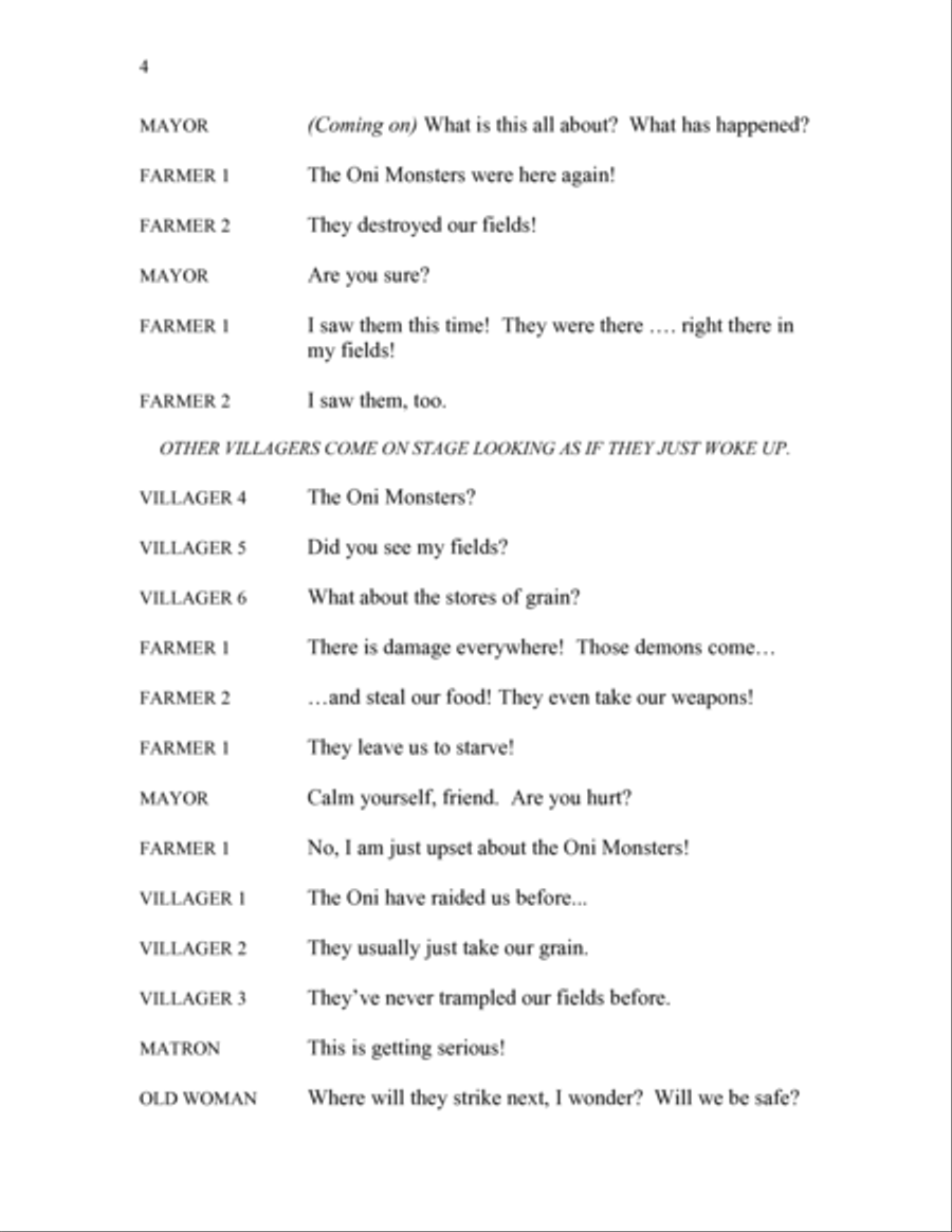 Momotaro - Director's Script Small Ensemble scores gallery preview page 5