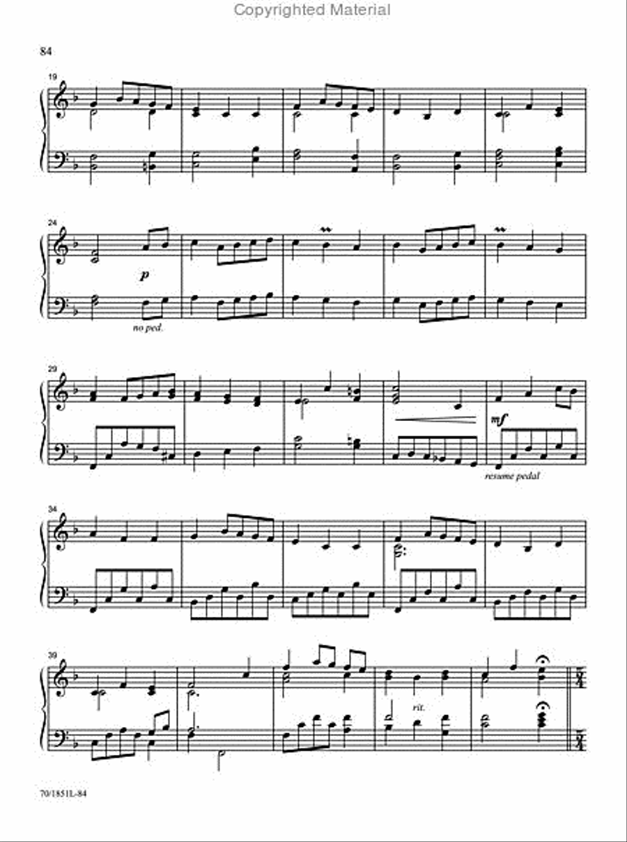 Hymn Tunes A to Z Piano Solo scores gallery preview page 9