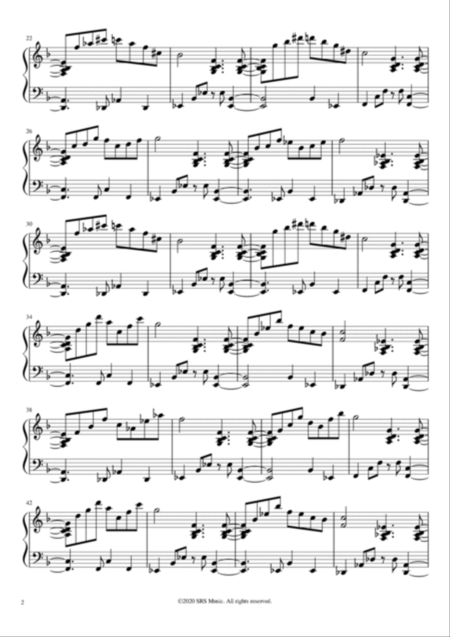 Bring It On Piano Solo scores gallery preview page 2