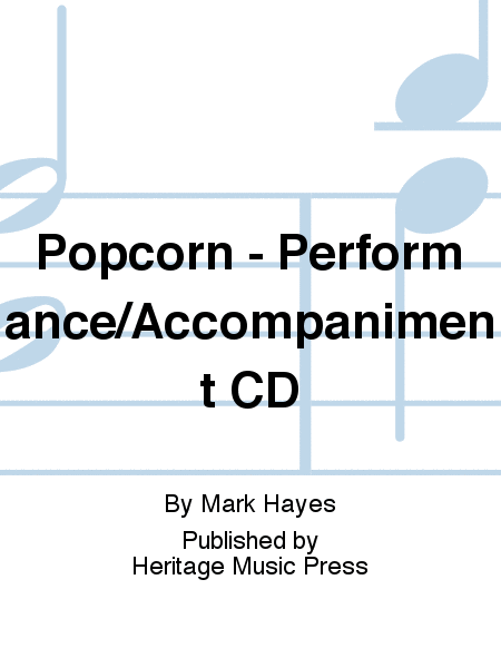 Popcorn - Performance/Accompaniment CD