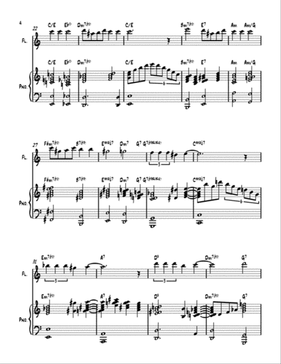 April In Paris Flute Solo scores gallery preview page 4