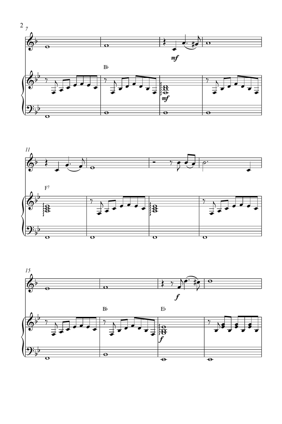 All At Once You Love Her All At Once You Love Her Horn scores gallery preview page 2
